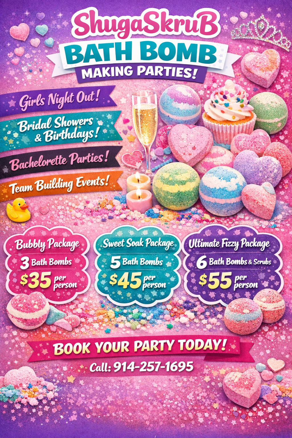 Bath Bomb Making Parties