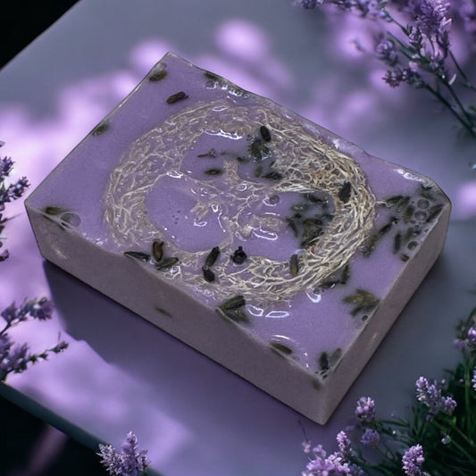 Loofah Lavender Goat Milk Bar
